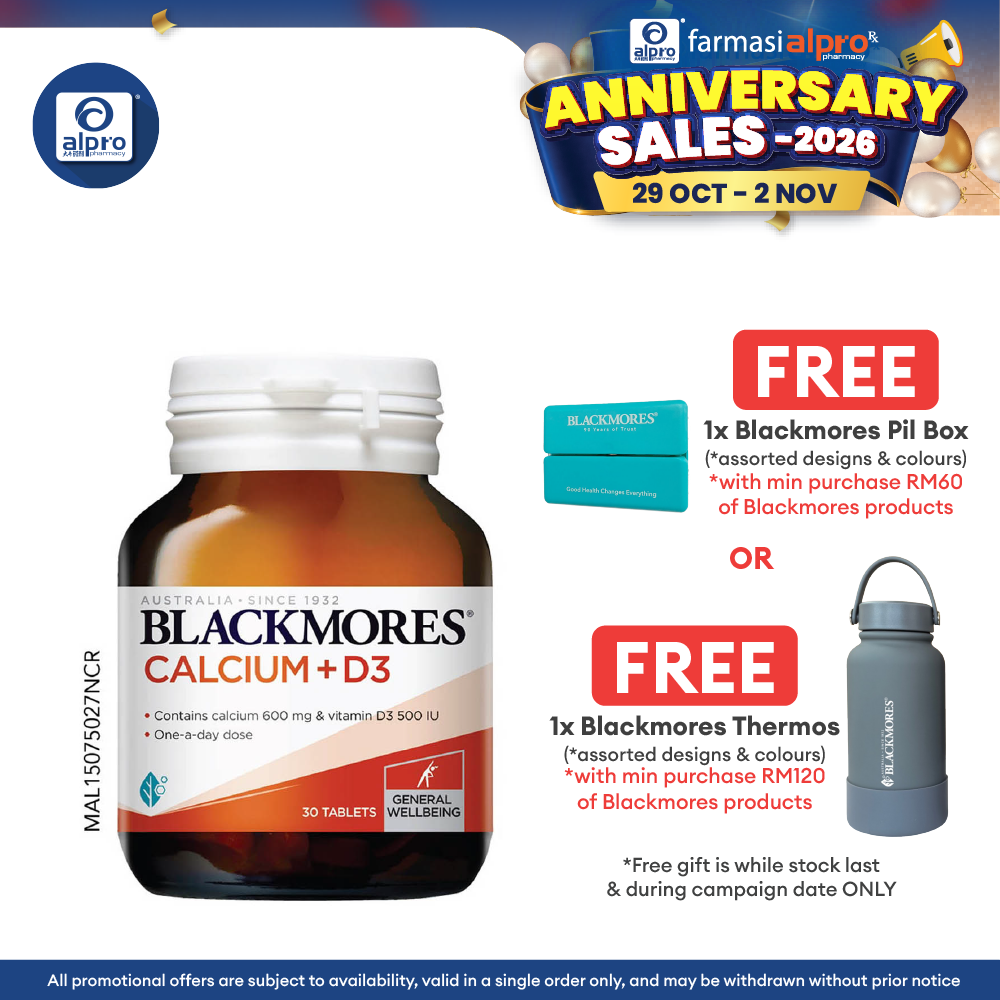 Blackmores Calcium D3 30s | Strengthen Muscles & Bones