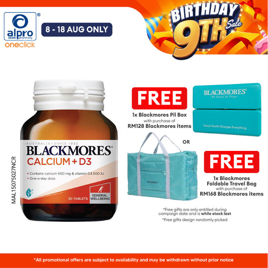 Blackmores Calcium D3 30s | Strengthen Muscles & Bones Blackmores