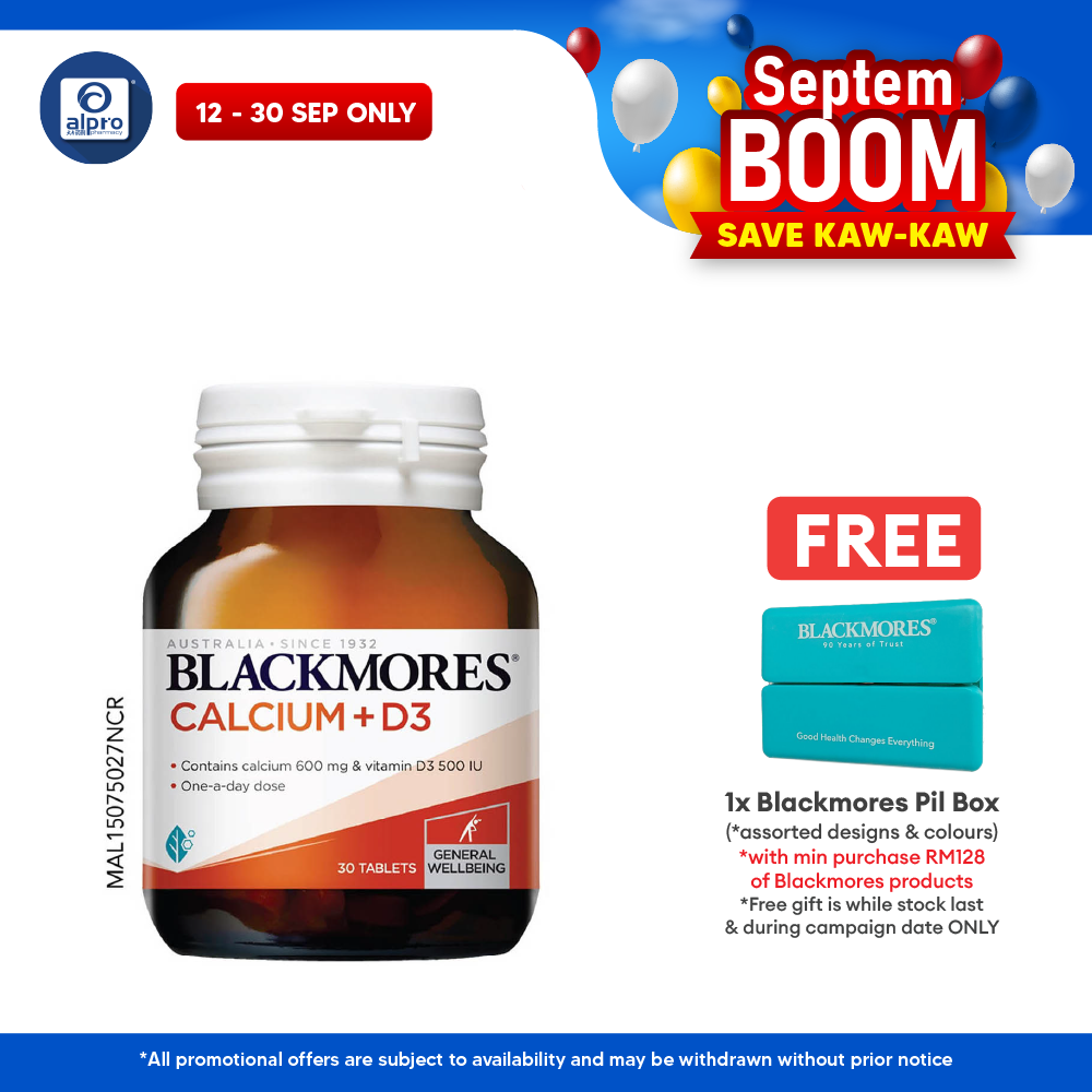 Blackmores Calcium D3 30s | Strengthen Muscles & Bones