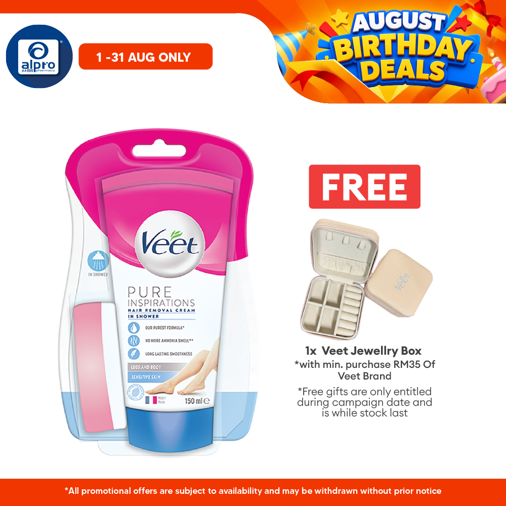 Veet In-Shower Hair Removal Sensitive CR | 150ml Veet
