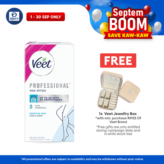 Veet Hair Remover Cold Wax Strips Sensitive Skin 20s Veet