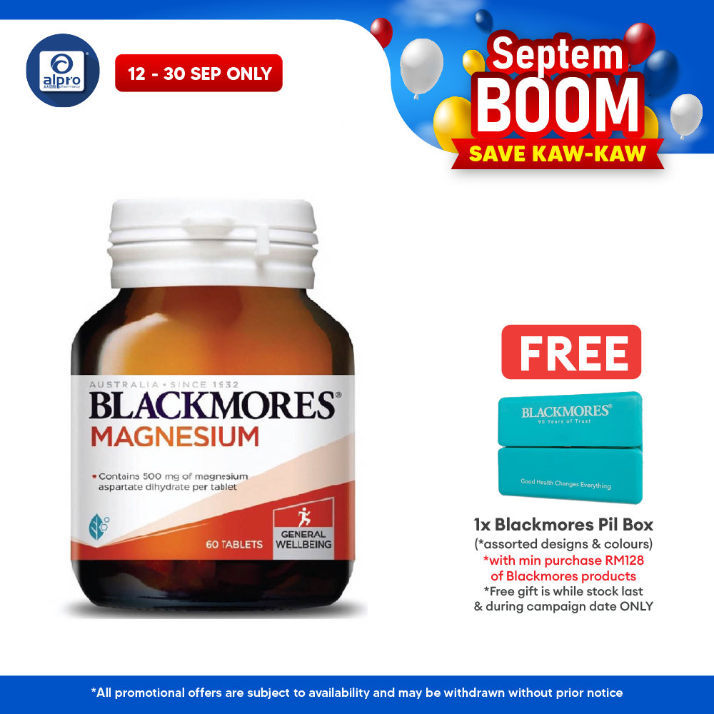 Blackmores Magnesium 60s | Muscle, Heart & Bone Health