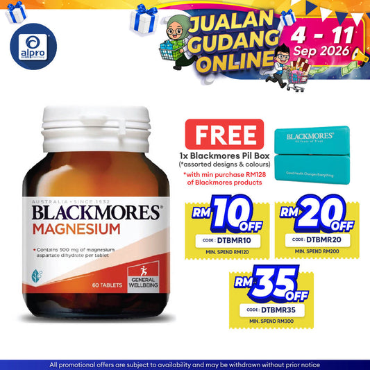 Blackmores Magnesium 60s | Muscle, Heart & Bone Health Blackmores