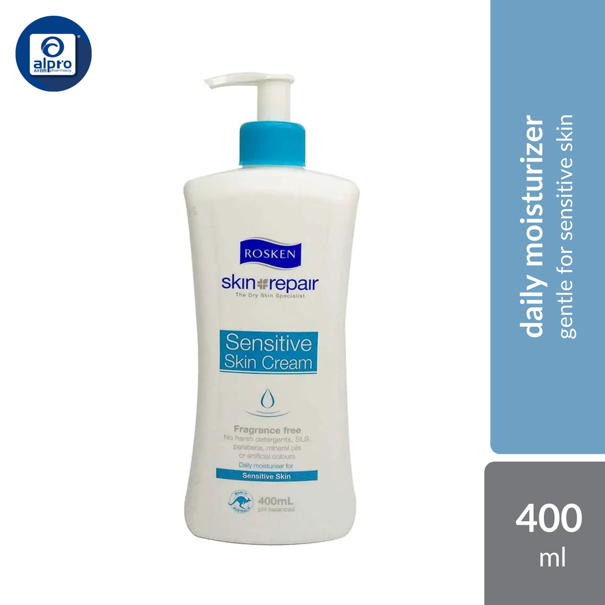 Rosken Skin Repair Sensitive 400ml | Gentle Hydration for Sensitive Skin