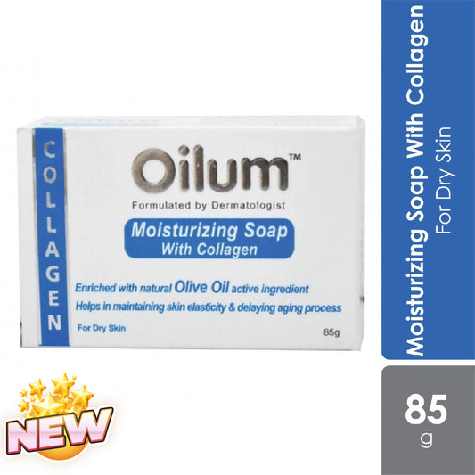 Oilum Moisturizing Bar Soap With Collagen 85g+20g Galenium