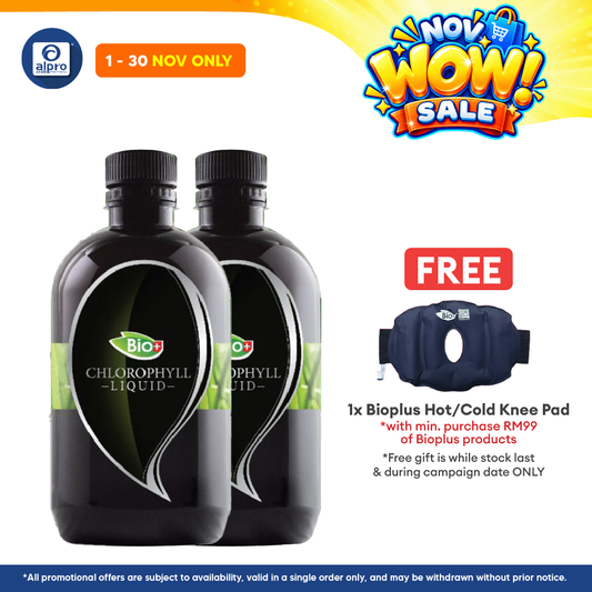 Bioplus Liquid Chlorophyll 2x500ml | Improves Bad Breath