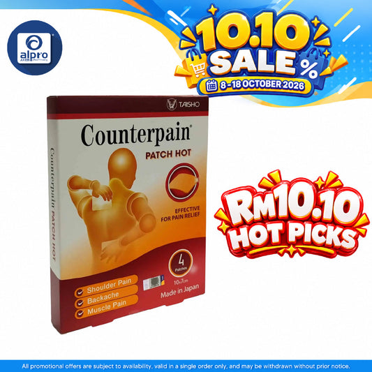 Counterpain Patch Hot 4s