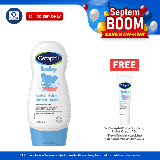 Cetaphil Baby Ultra Moisturizing Bath & Wash 230ml