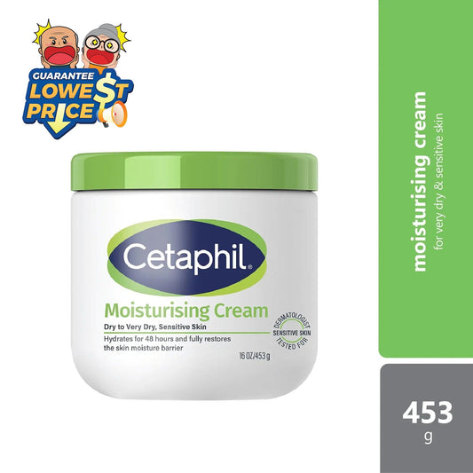 Cetaphil Moisturizing Cream 453gm | Relieve Severely Dry Skin Cetaphil
