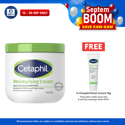 Cetaphil Moisturizing Cream 453gm | Relieve Severely Dry Skin