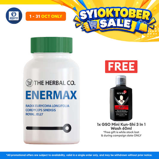 THC Enermax 330mg 60s | Men's Health