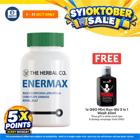 THC Enermax 330mg 60s | Men's Health