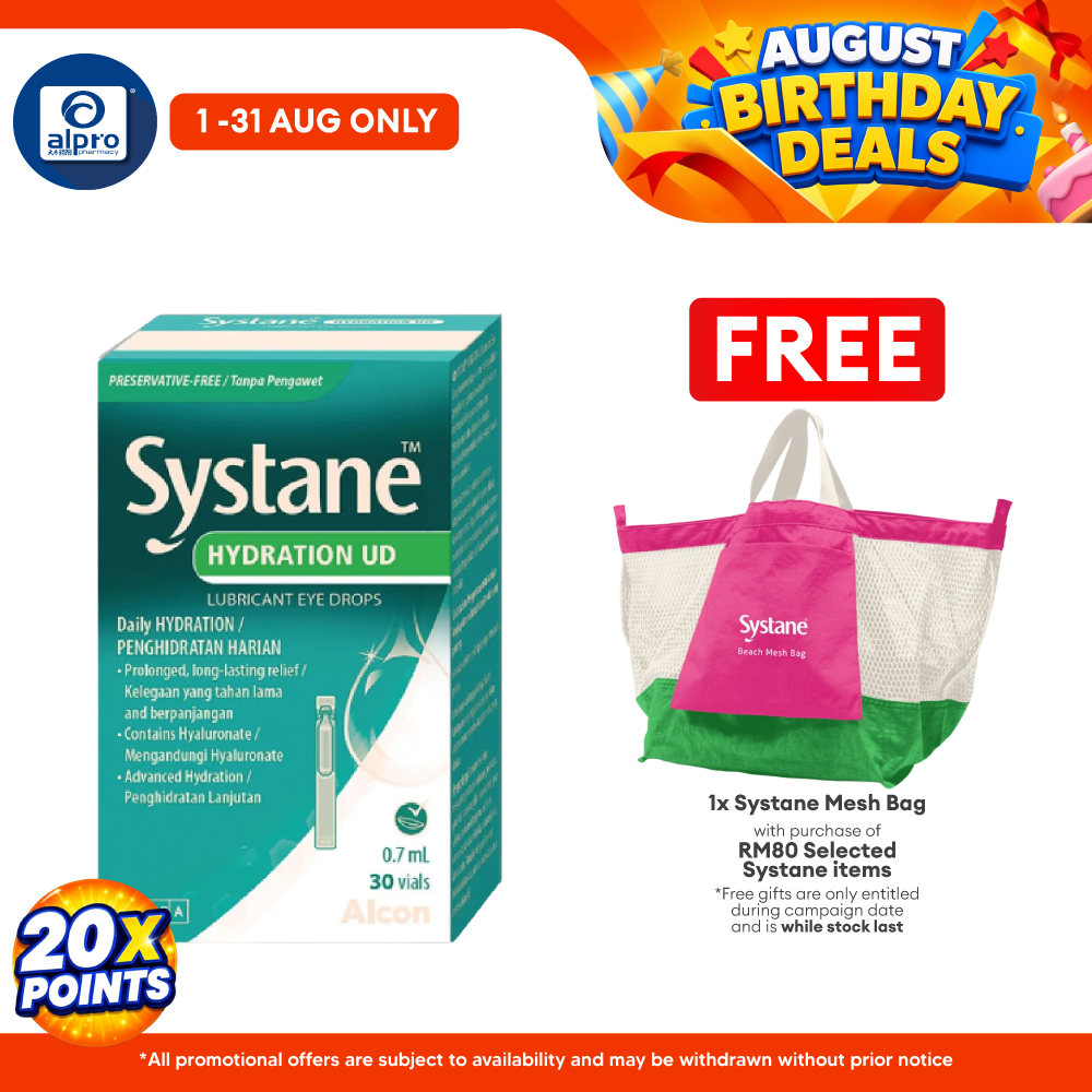 Systane Hydration UD 30x0.7ml | Long-Lasting Relief Alcon