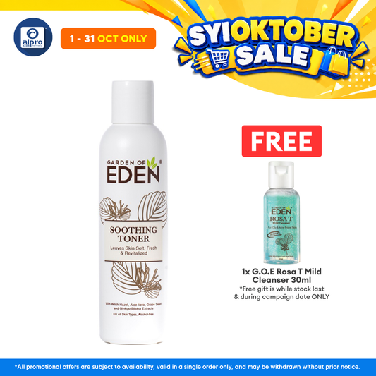 Garden Of Eden Soothing Toner 100ml | Revitalizes and Soothes Skin