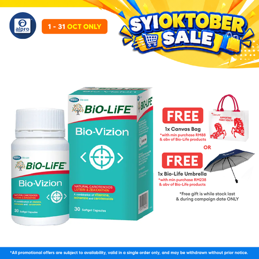 Bio-life Bio-vizion 30s | Shields Eyes From Blue Light & UV Damage