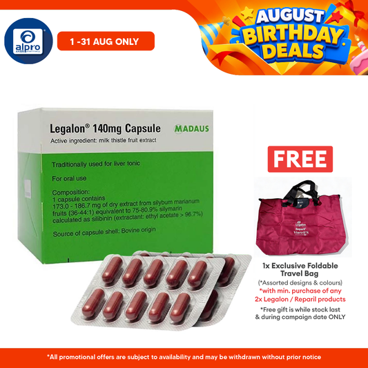 Legalon 140mg Capsule 10x10s | Liver Health Madaus