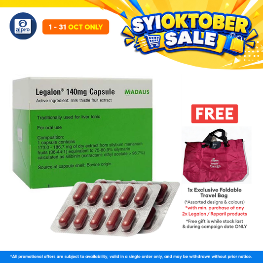 Legalon 140mg Capsule 10x10s | Liver Health