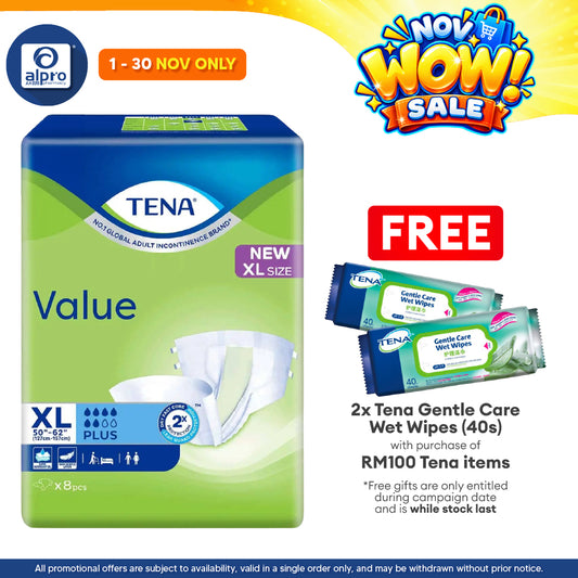 Tena Value Plus 8s XL Size | Adult Diapers