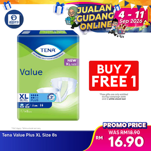 Tena Value Plus 8s XL Size | Adult Diapers Tena