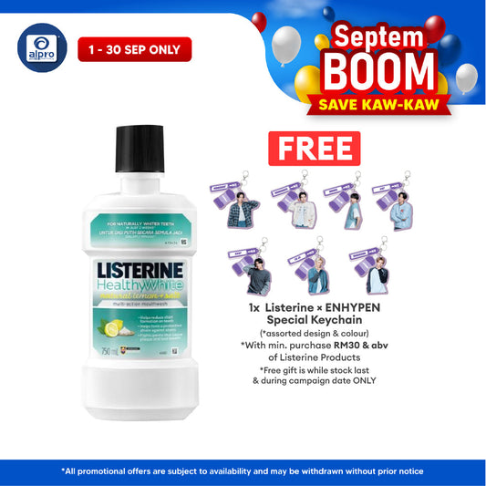 Listerine Healthy White 750ml | Helps to Whiten Teeth Listerine