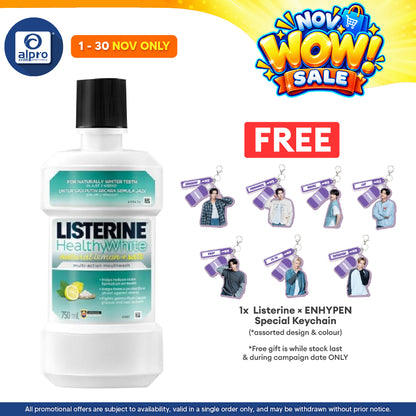 Listerine Healthy White 750ml | Helps to Whiten Teeth