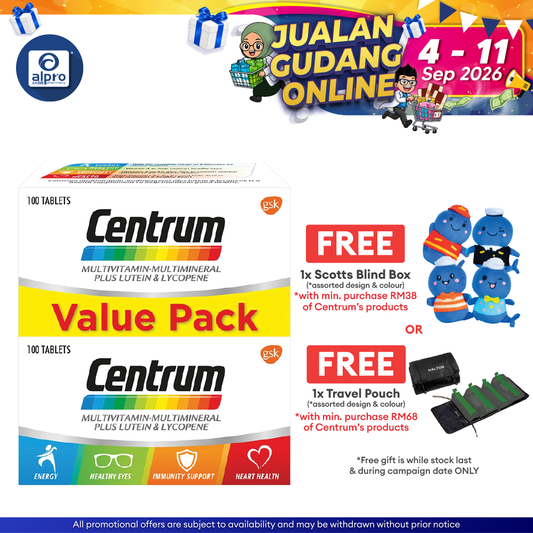 Centrum Multivitamin 2x100s | Eye & Bone Health Centrum