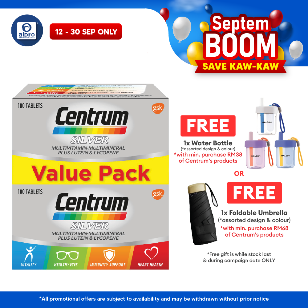 Centrum Silver Multivitamins 2x100s |  Prevent Vitamin Deficiency