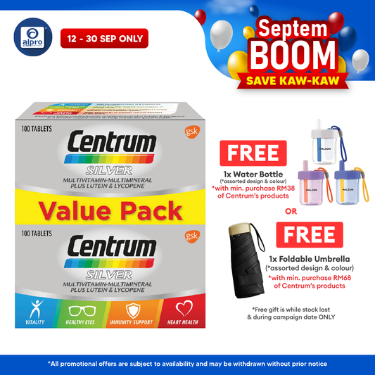 Centrum Silver Multivitamins 2x100s |  Prevent Vitamin Deficiency