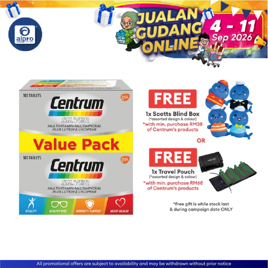 Centrum Silver Multivitamins 2x100s |  Prevent Vitamin Deficiency Centrum