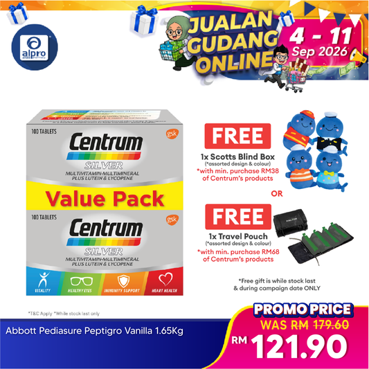 Centrum Silver Multivitamins 2x100s |  Prevent Vitamin Deficiency Centrum