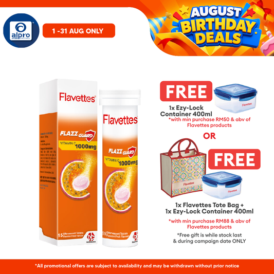 Flavettes Flazz Guard Effervescent (Passion Fruit) 15s | For Adult Flavettes