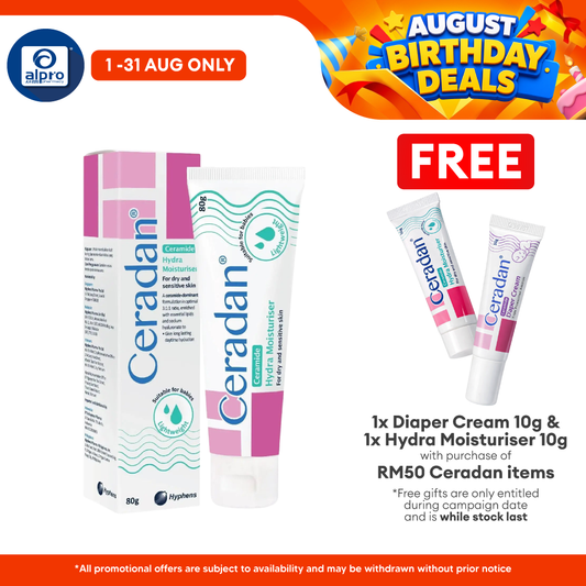 Ceradan Hydra Cream 80g | Hydrating Moisturizer Ceradan