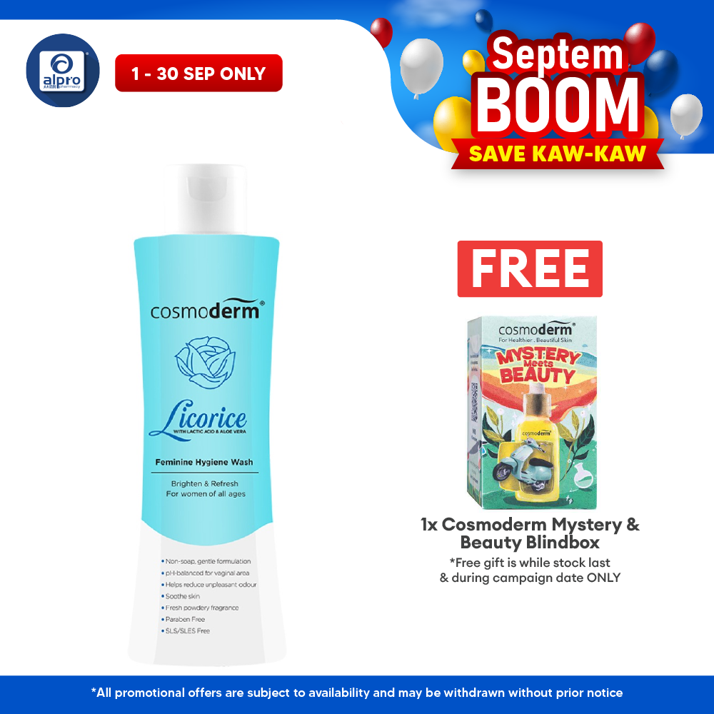 Cosmoderm Soothing Feminine Hygiene Wash 150ml