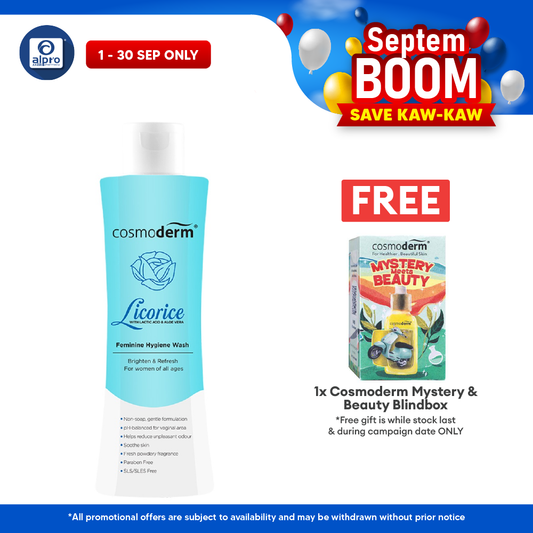 Cosmoderm Soothing Feminine Hygiene Wash 150ml