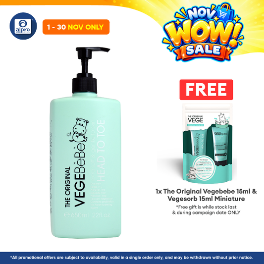 The Original Vegebebe Head To Toe 650ml | Baby Shower