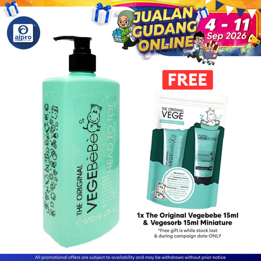 The Original Vegebebe Head To Toe 650ml | Baby Shower The Original Vege