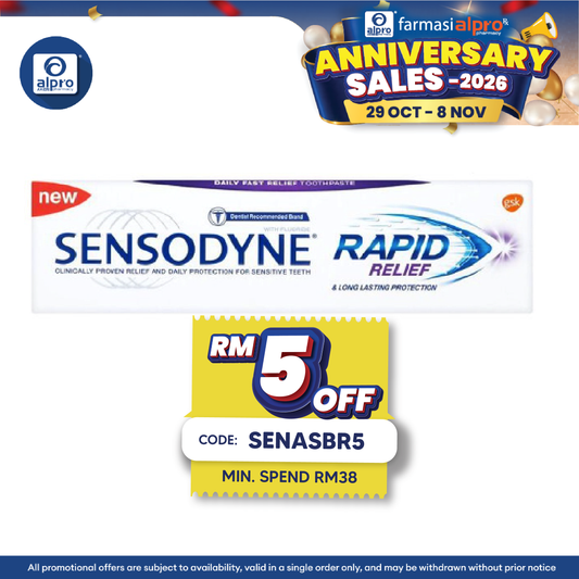 Sensodyne Rapid Relief 100g | Relieve Pain Sensitivity