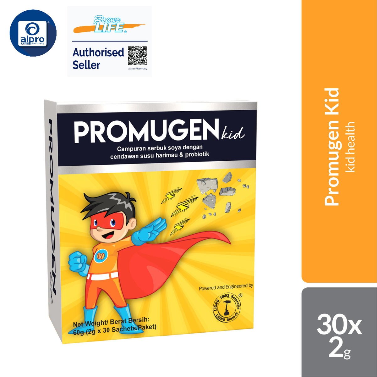 Promugen Kid 2g 30s | With Probiotics & Soy Powder with Tiger Milk Mushroom