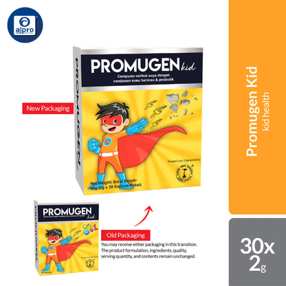 Promugen Kid 2g 30s | With Probiotics & Soy Powder with Tiger Milk Mushroom