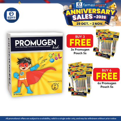 Promugen Kid 2g 30s | With Probiotics & Soy Powder with Tiger Milk Mushroom