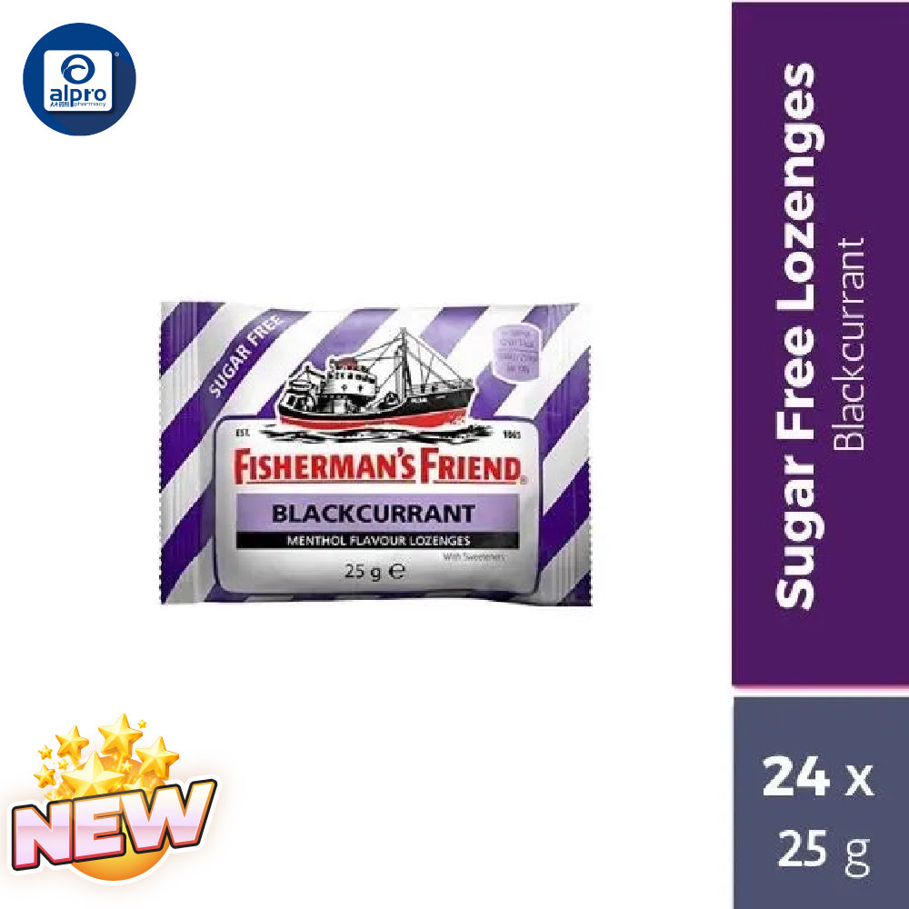 Fishermans Friend Blackcurrant 24x25g Fishermans Friend