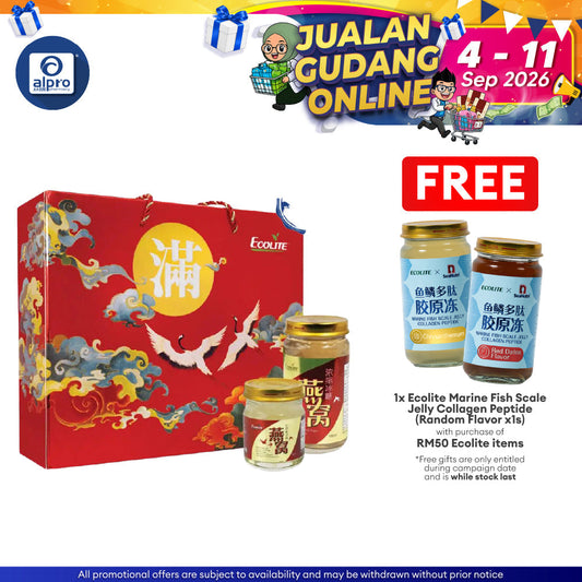 Ecolite Bird's Nest Premium Gift Pack | 4x150ml + 4x70ml Alpro Pharmacy