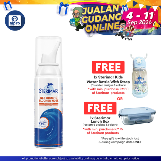 Sterimar Blocked Nose 100mL | Provides Fast Relief From Nasal Congestion Sterimar