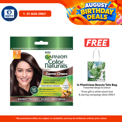 Garnier Colour Naturals Express Cream3.0 Coklat Gelap Alpro Pharmacy