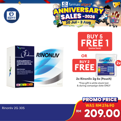 Rinonliv 2g 30s | Rich Source of Strong Antioxidants Rinonliv