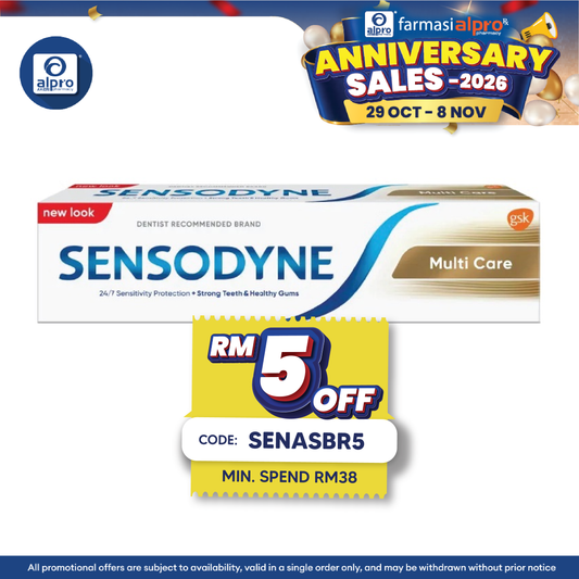 Sensodyne Multi Care 100g | Protect Against Tooth Decay