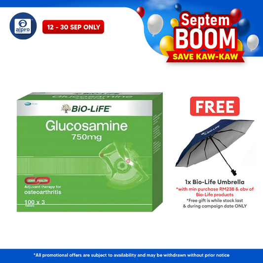 Bio-life Glucosamine 750mg 3x100s | Joint Health