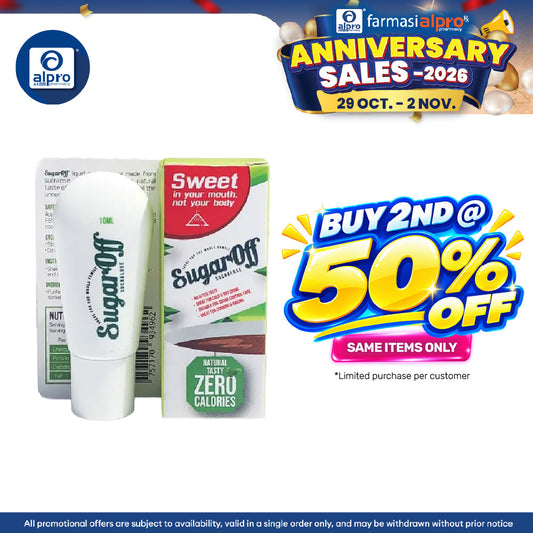 Sugaroff Sucralose Drop 10ml | Naturally-Derived Sweetener