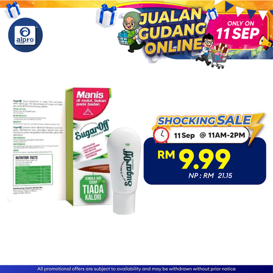 Sugaroff Sucralose Drop 10ml | Naturally-Derived Sweetener SUGAROFF