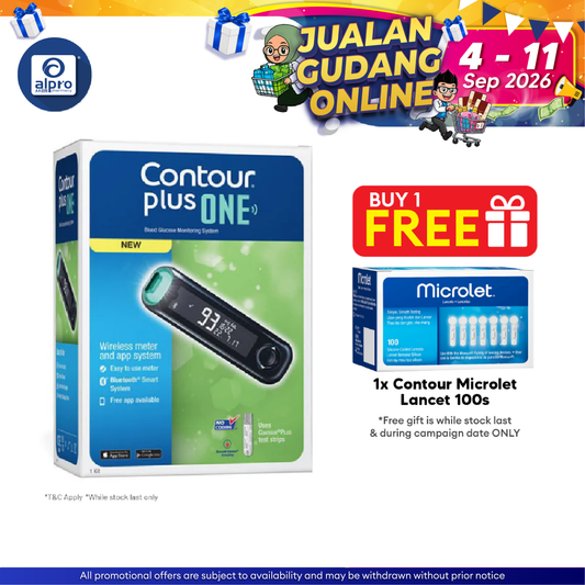 Contour Plus One Meter Starter Pack With Test Strip 25s Contour